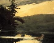 温斯洛 荷默 : Deer in the Adirondacks